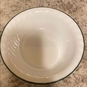 Set of 2 corelle green ivy cereal bowls